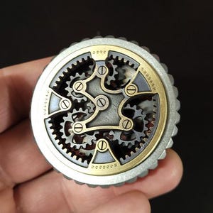 Gear Coin-V4 Brass & Stainless Edition (XXL)