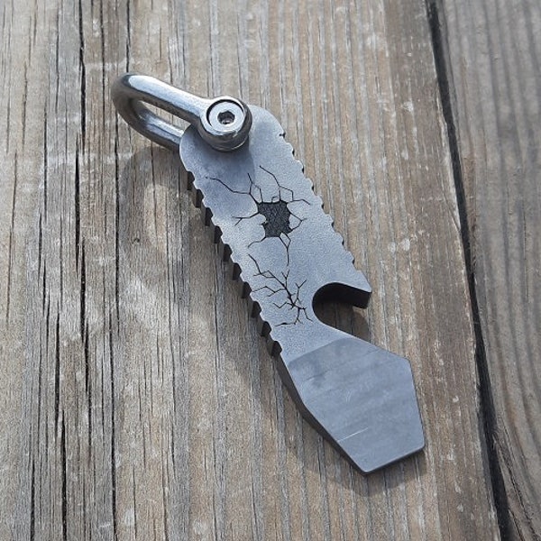 EDC Titanium Pry Bar-V1.2 "Crack"