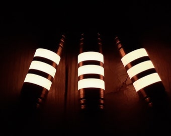 Turbo Glow & Brass Handmade Keychain-Orange