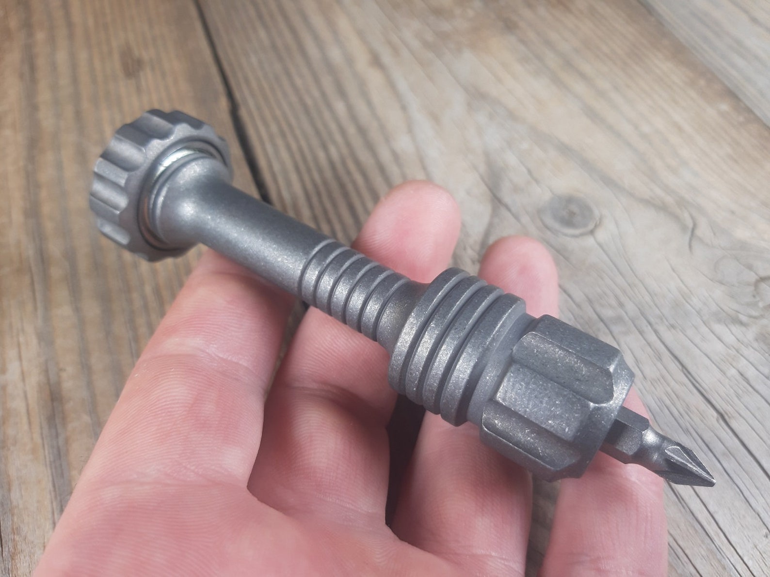 Custom EDC Titanium 1/4 Bit Driver RadiationV1.1 Etsy