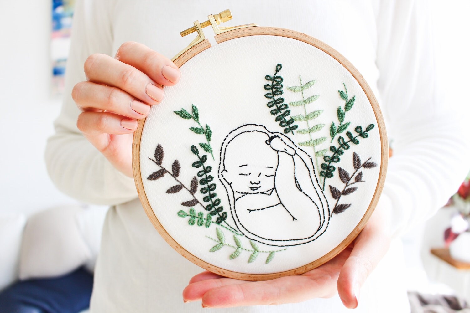 Personalized Baby Embroidery Kit For Beginner Etsy
