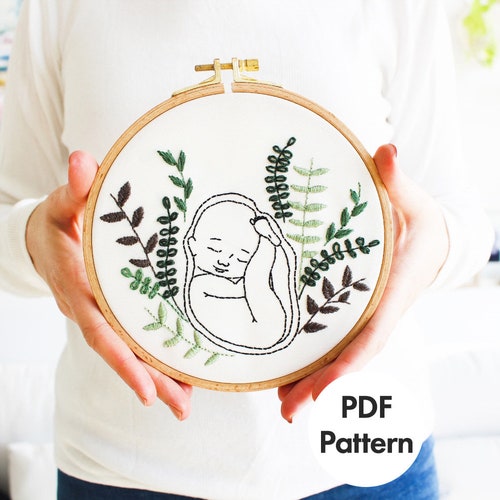Flowering PDF Embroidery Pattern Etsy