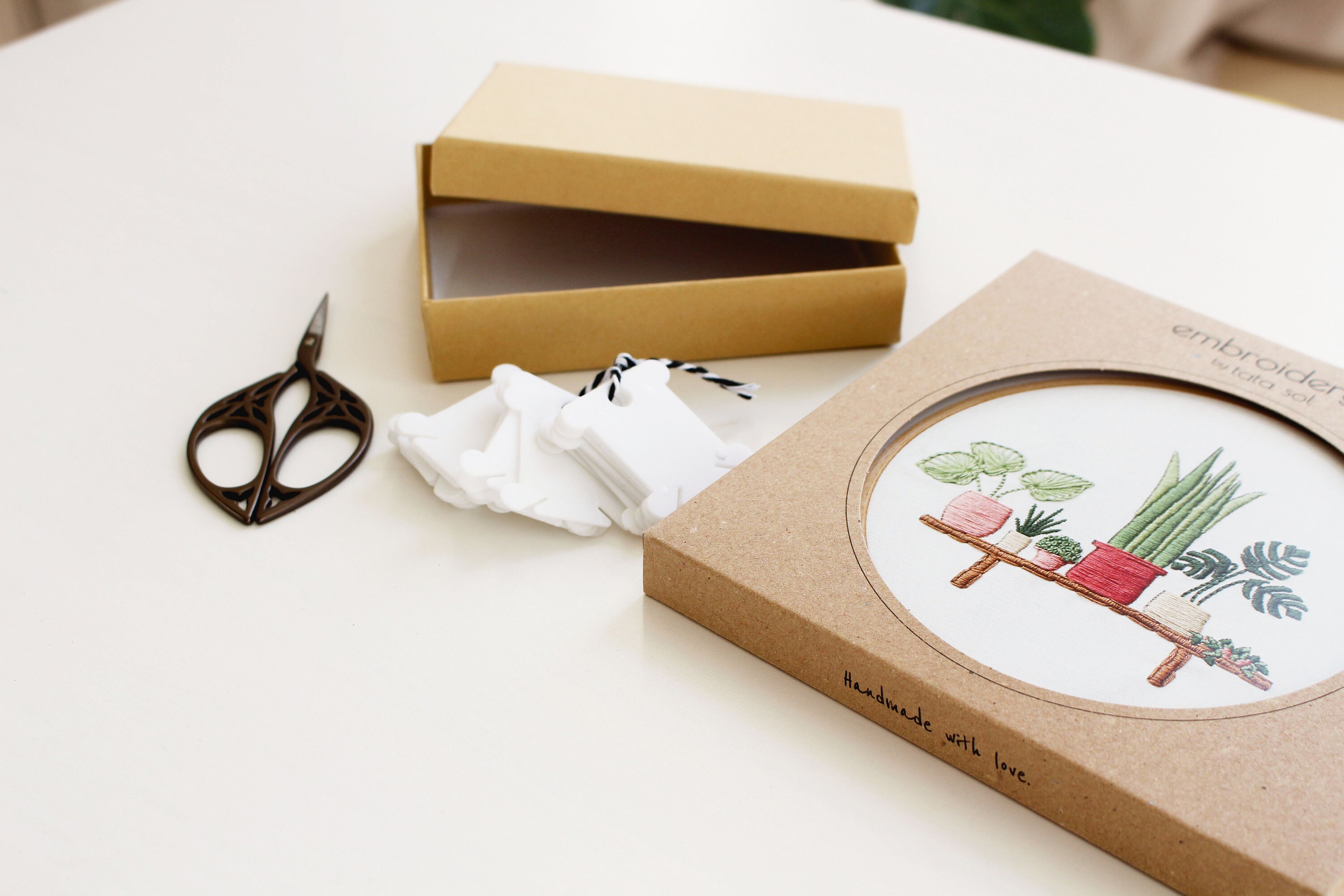 Embroidery Storage Box Craft Thread Organizer Box With Etsy