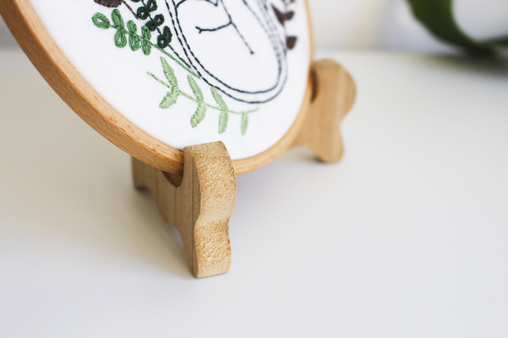 Embroidery Display Stand Wooden Stand For Embroidery Etsy