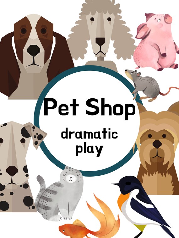 Pet Shop Dramatic Play Printables - Etsy