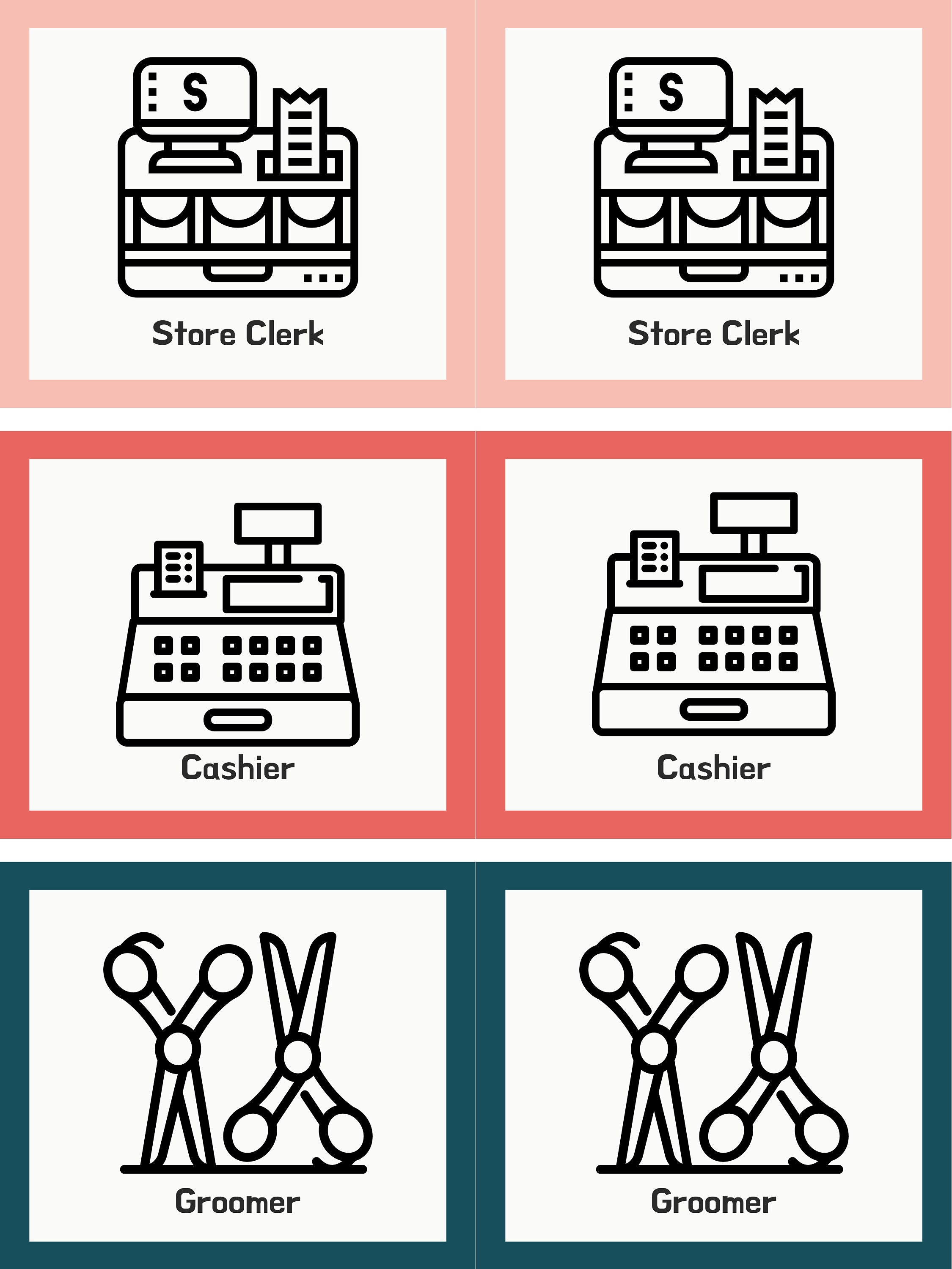Pet Shop Dramatic Play Printables - Etsy