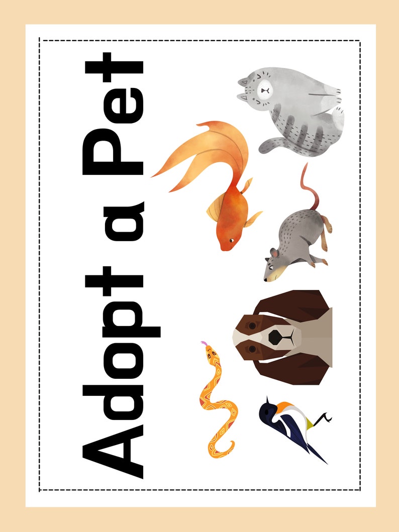 Pet Shop Dramatic Play Printables - Etsy