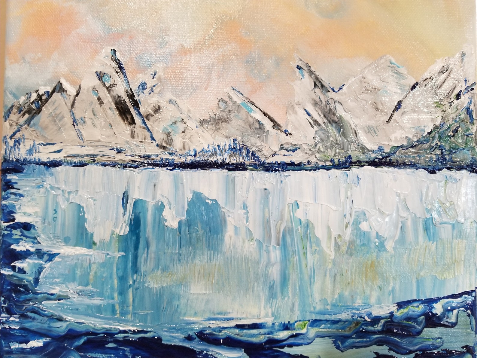 Alaska Original Oil Painting Etsy