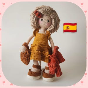 Amigurumi doll pattern Rosario