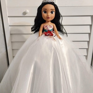 Personalized Quinceanera Doll Dress, Custom made Doll Dress, Includes Custom made Dress and Doll, Sweet 16 Doll, Quinceanera gift