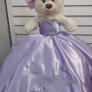 Personalized Quinceanera Doll Dress, Custom made Doll Dress, Includes Custom made Dress and Doll, Sweet 16 Doll, Quinceanera gift