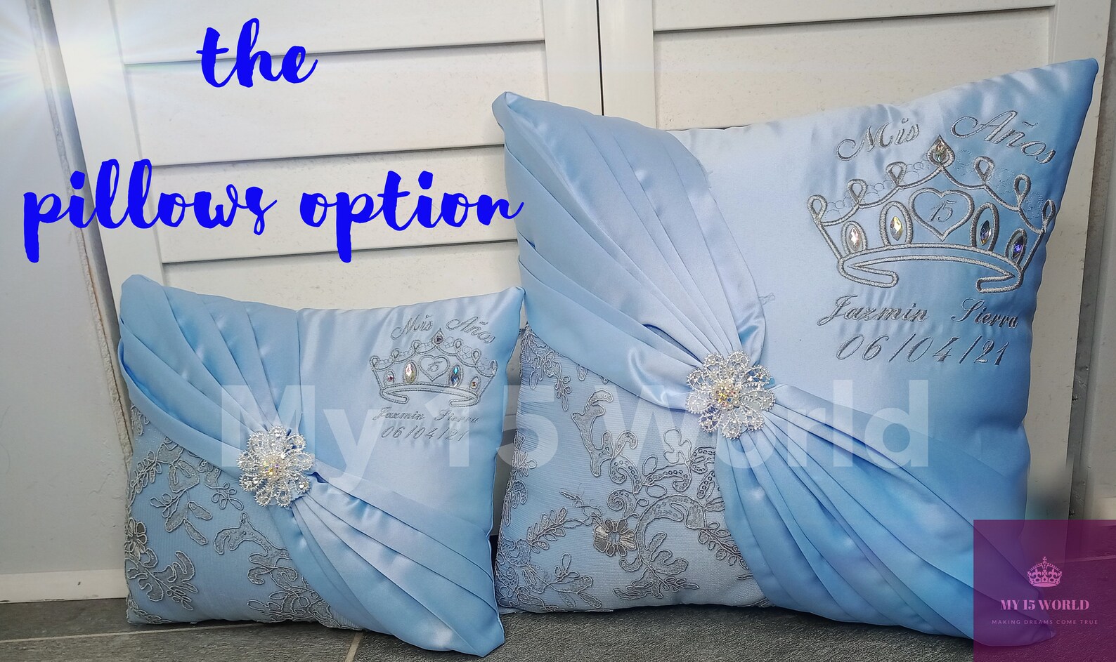 Quinceañera Pillow Set/ Cojines and Accesories Set Etsy