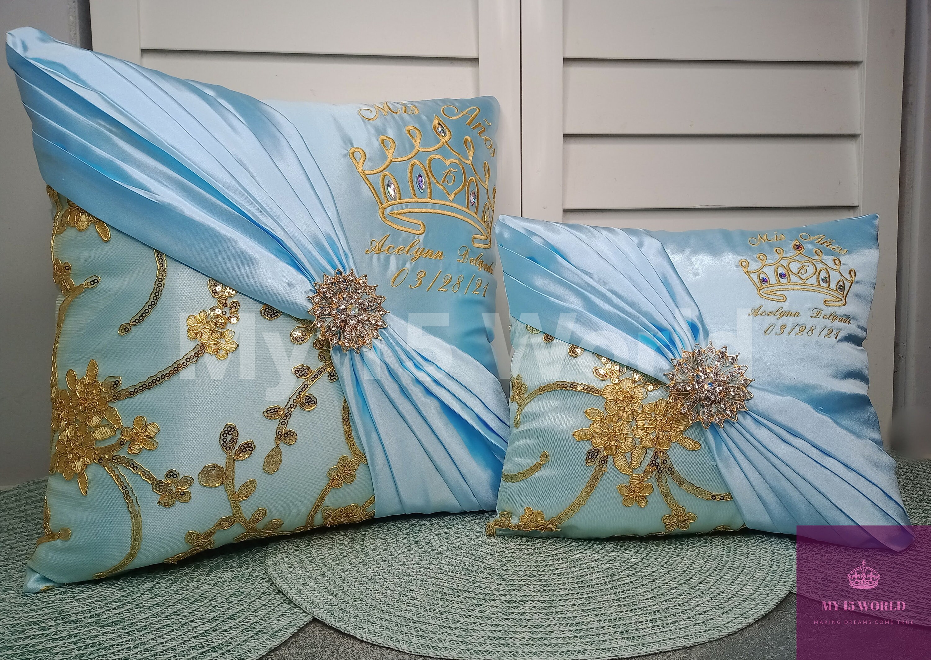 Quinceañera Pillow Set/ Cojines and Accesories Set Etsy