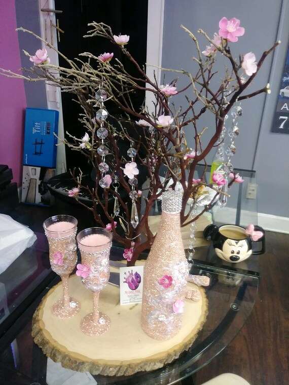 Brindis De Quinceanera Toasting Set For Quinceanera Etsy