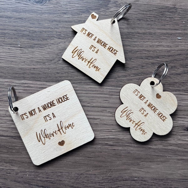 Whore Island Keychain - Pine & Dandy Designs