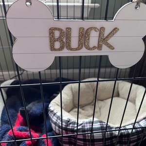A closer look at Dog Crate With Pet'S Name