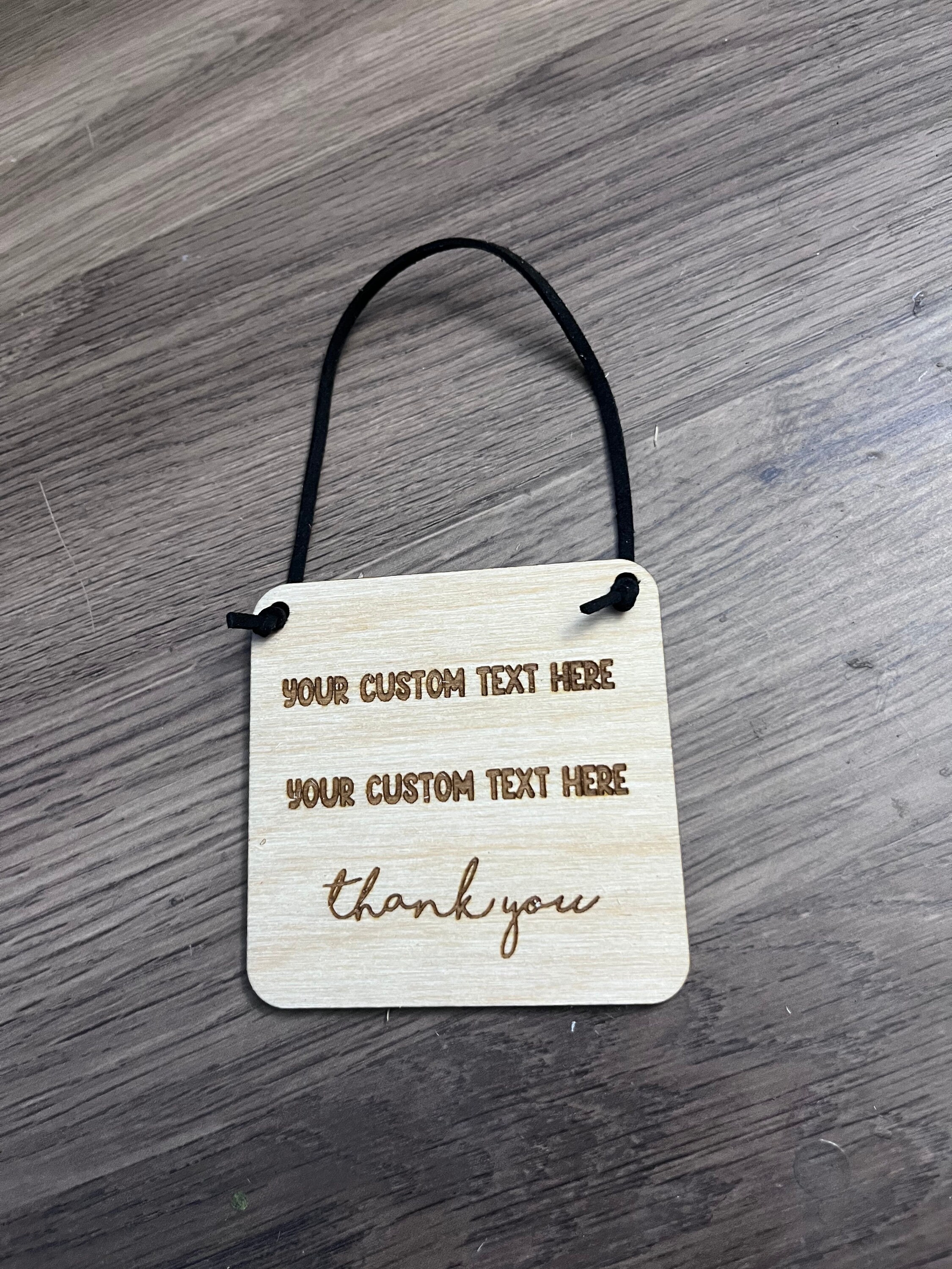 Custom Engraved Door Sign: Personalized Message, 3x3 Inches - Etsy