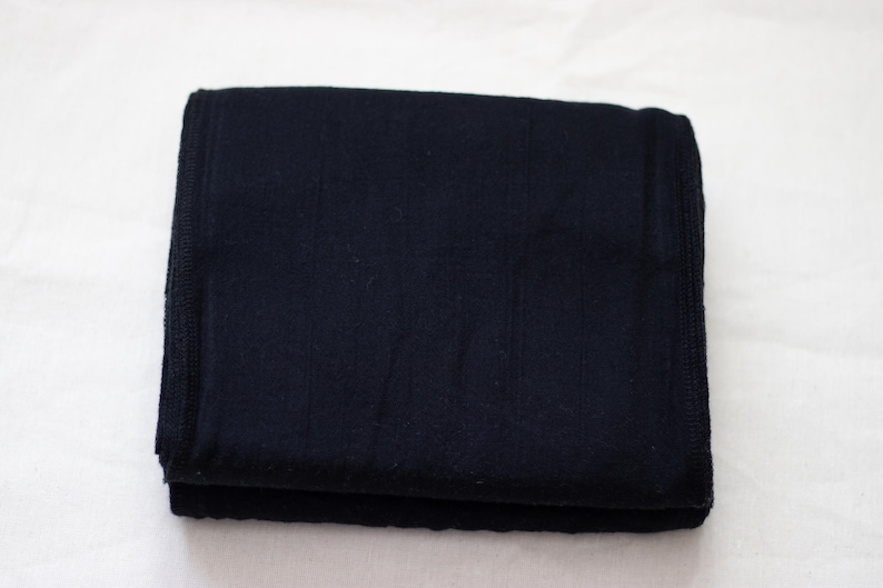 Organic Cotton Bengkung Belly Binding Wrap - Postpartum Support Black