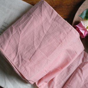 Organic Cotton Bengkung Belly Binding Wrap - Postpartum Support Misty Rose