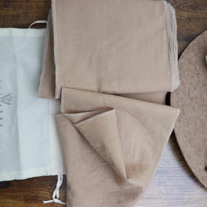 Linen Cotton GOTS certified organic Bengkung Belly Binding wrap for postpartum belly binding