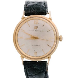 1950s Girard Perregaux 14K Yellow Gold Wrist Watch, VJ #606A
