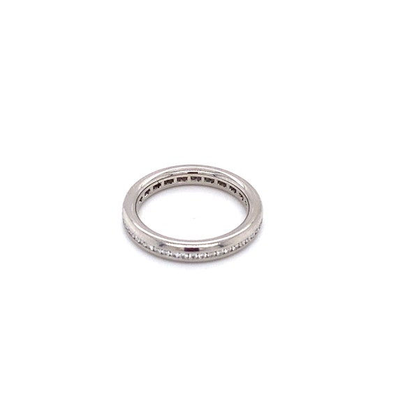 Circa 1990s 1 Carat Diamond Eternity Band in Plat… - image 3