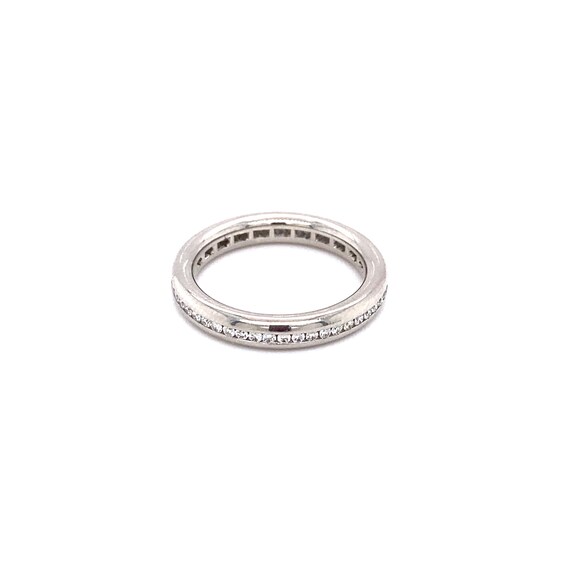 Circa 1990s 1 Carat Diamond Eternity Band in Plat… - image 5