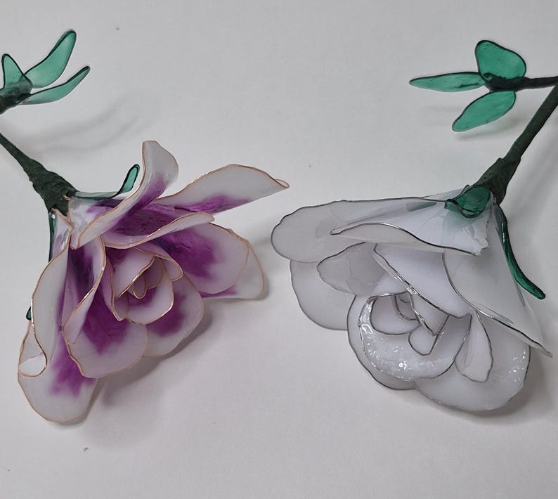 Handcrafted Resin Rose