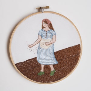 Seed Sower Complete Embroidery Kit