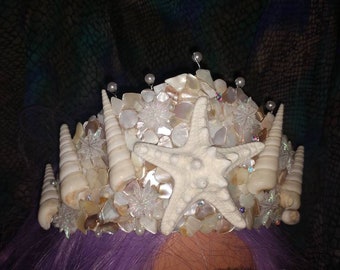 Albino Mermaid Crown