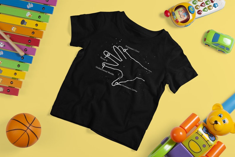 Space the Universe Explained TShirt Toddler /& Kids Unisex Short Sleeve Rabbit Skins Apparel Fine Jersey Tee T-Shirt T Shirt