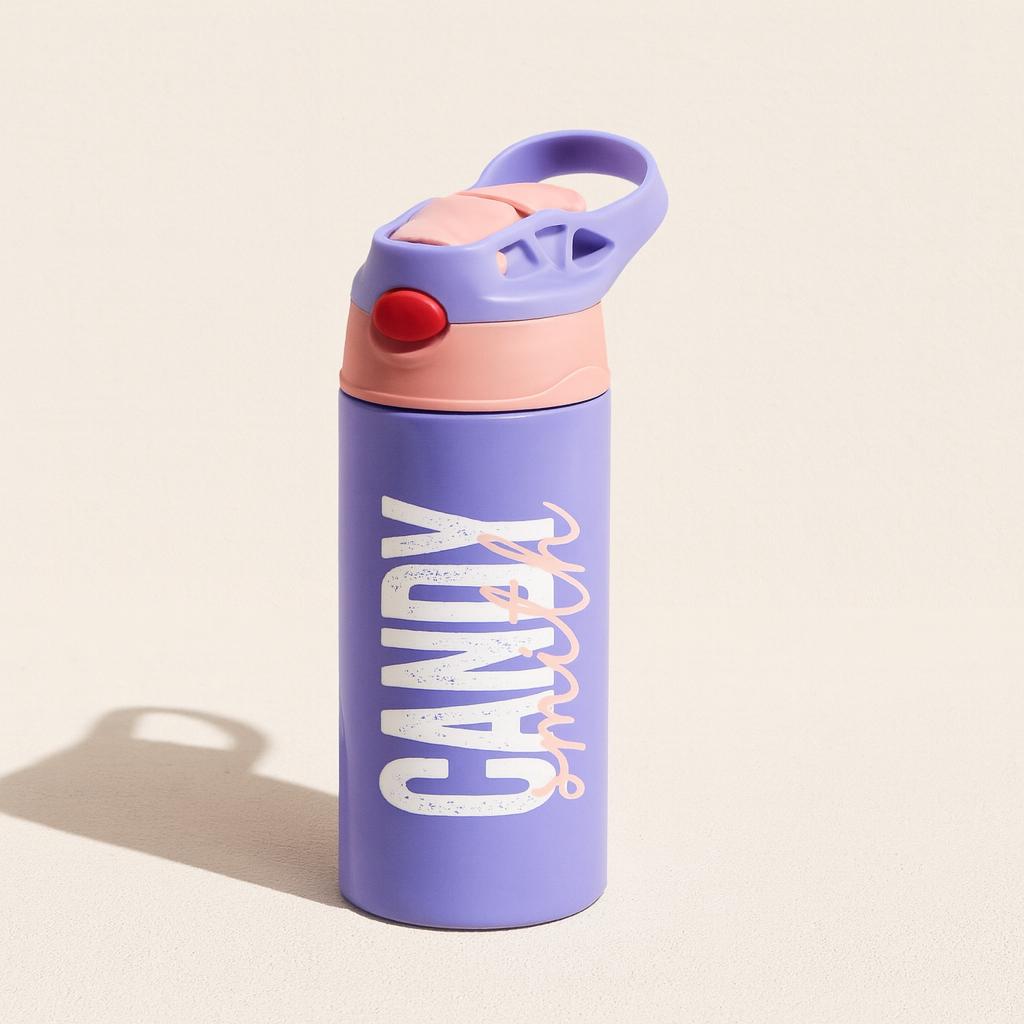 Water Bottle Kids Custom Name Water Bottle for Back to School Insulated ...