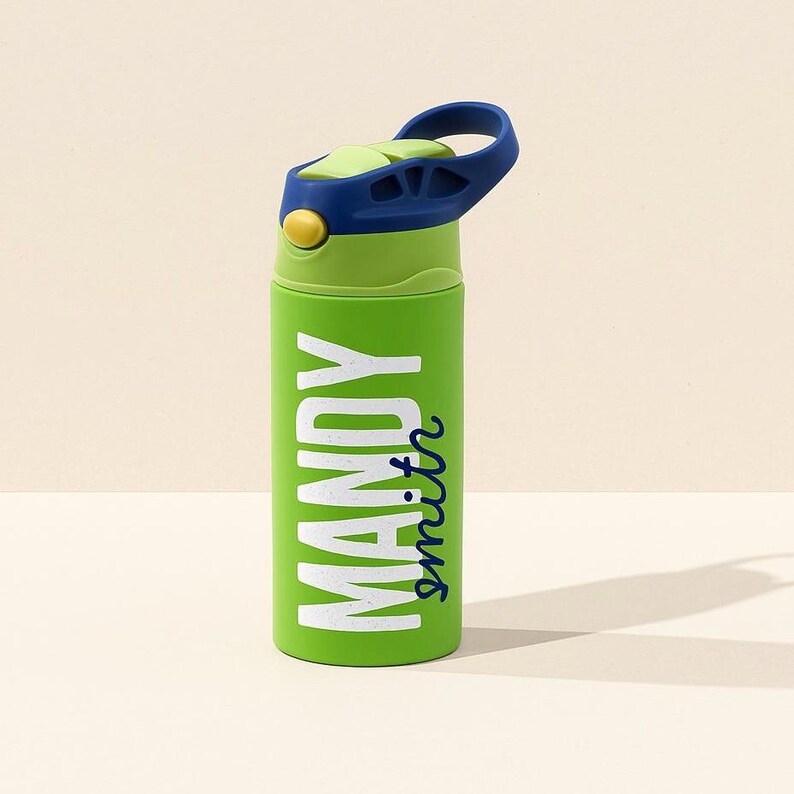 Water Bottle Kids Custom Name Water Bottle for Back to School Insulated ...