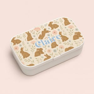 Lunchbox with Name Bento Box Personalized Lunch Box for Kids Back to School Gift Custom Bento Box for Adults Monogrammed Lunch Container