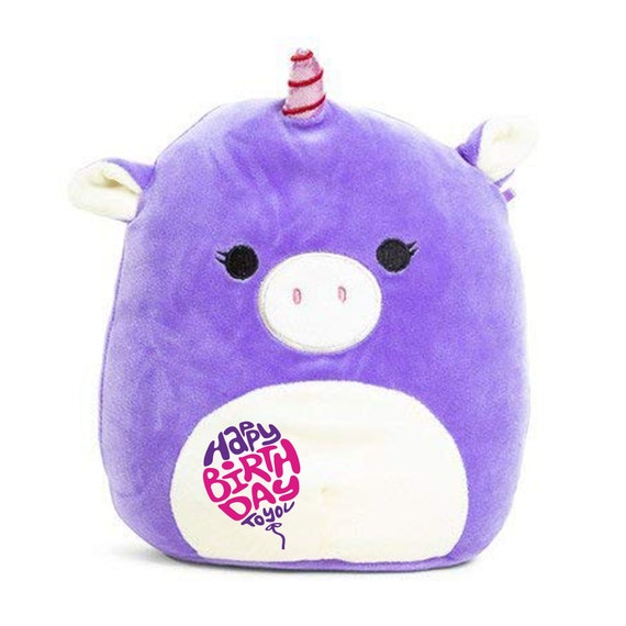 squishmallow purple unicorn