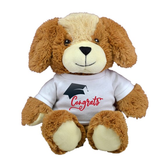 graduation dog plush