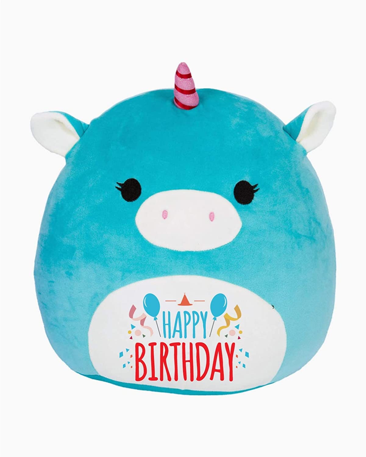 Blue Unicorn Happy Birthday Squishmallow Plush Pillow Stuffed | Etsy