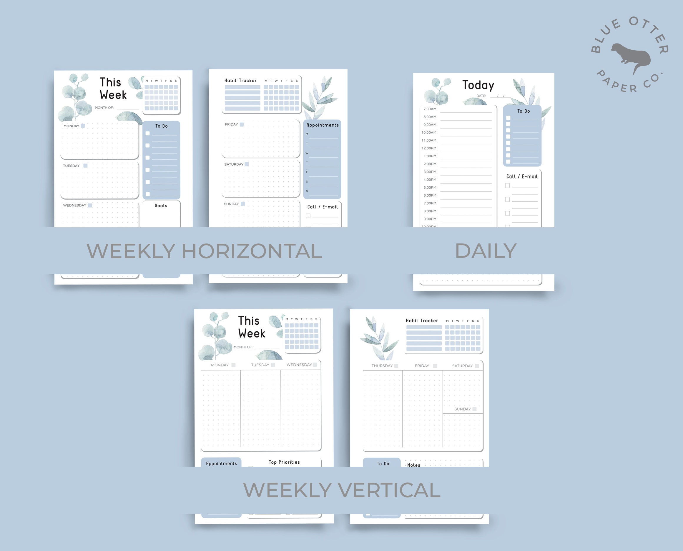 Half Letter & A5 22 in 1 Printable Planner Insert Mega Bundle - Etsy