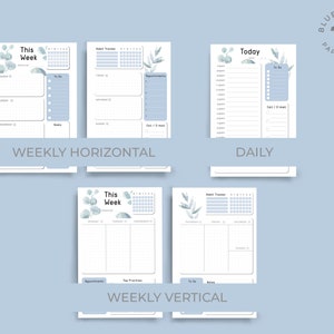 Half Letter & A5 11 in 1 Bundle Printable Planner Insert Bundle - Etsy