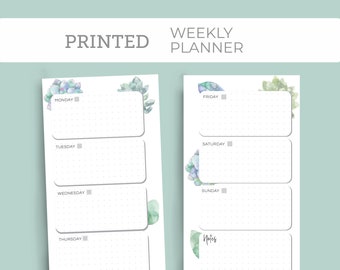Recambios de insertos impresos para planificador semanal personal