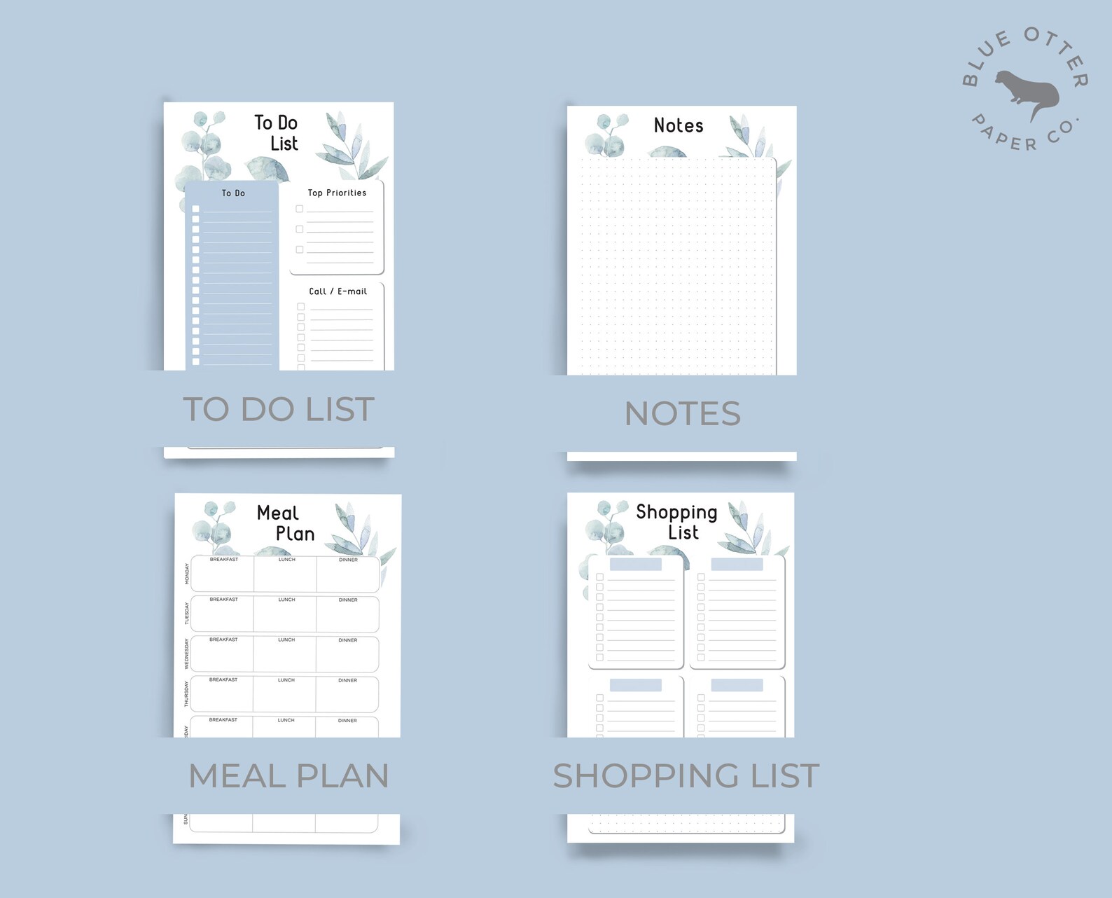 Half Letter & A5 11 in 1 Bundle Printable Planner Insert Bundle - Etsy