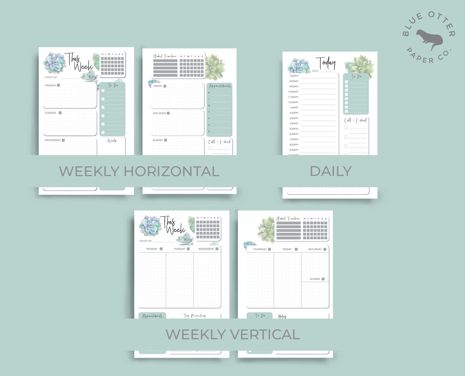 Half Letter & A5 11 in 1 Printable Planner Bundle Inserts - Etsy