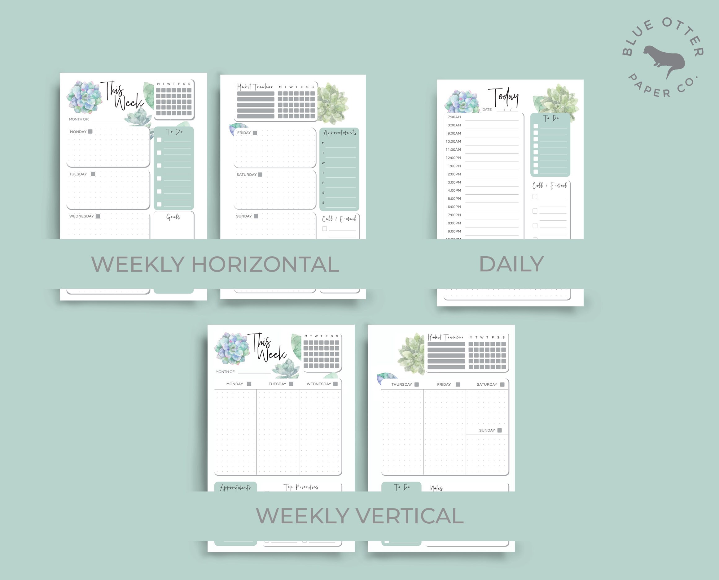 Half Letter & A5 22 in 1 Printable Planner Insert Mega Bundle - Etsy
