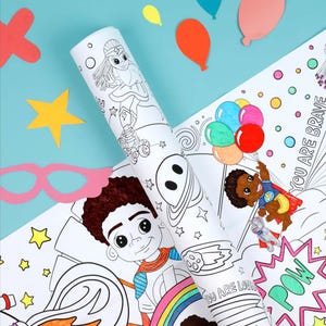 Riesen Superhelden Malposter, A0 Malposter, Schwarze Superhelden Malseiten, Afro Amerikanische Superhelden Kinder Verschiedene Kinder Geschenke