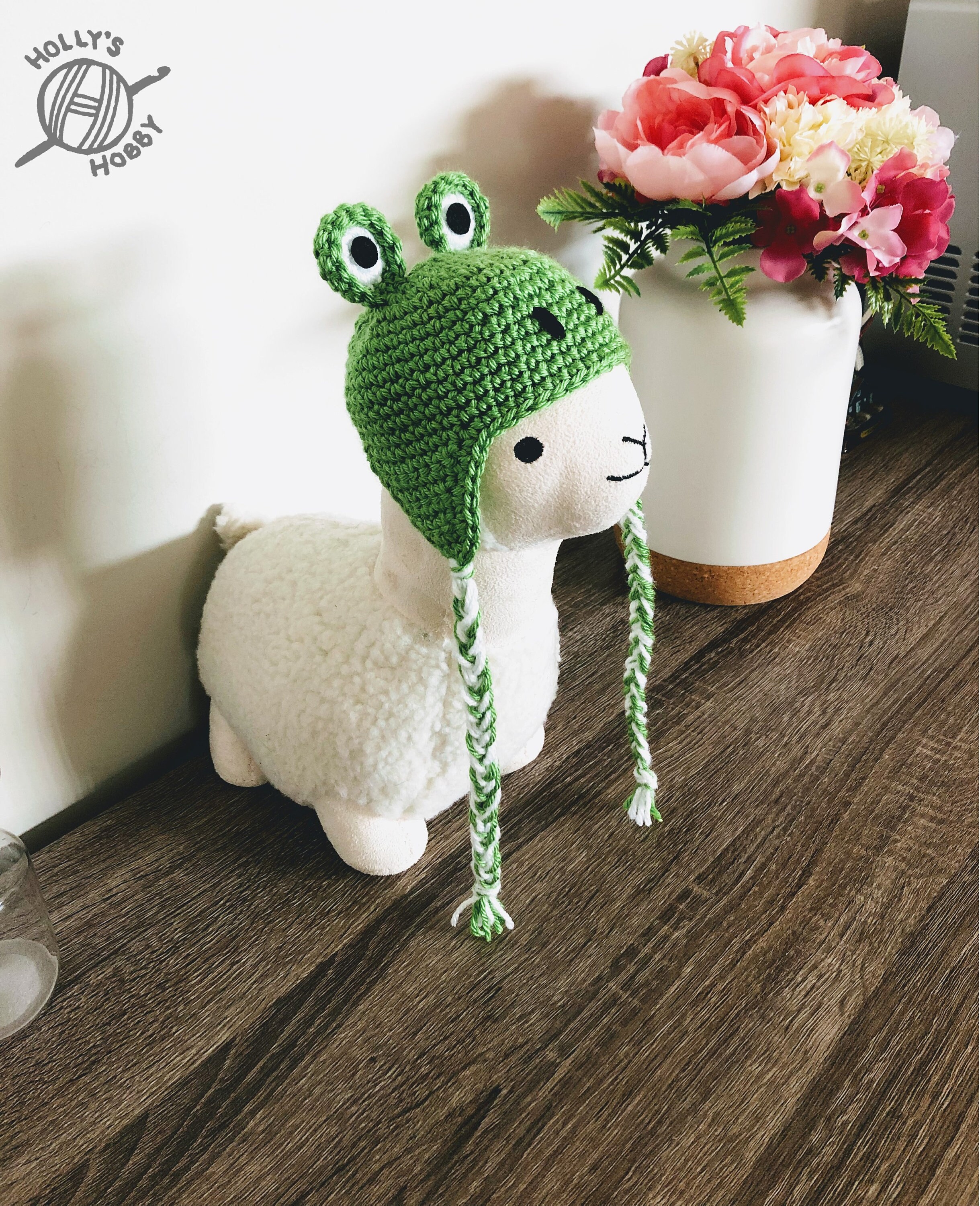 Crochet frog hat for cat handmade with two large cute eyes Etsy