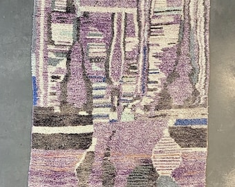 BOUJAD MOROCCAN RUG #567 - Vintage Handmade Carpet