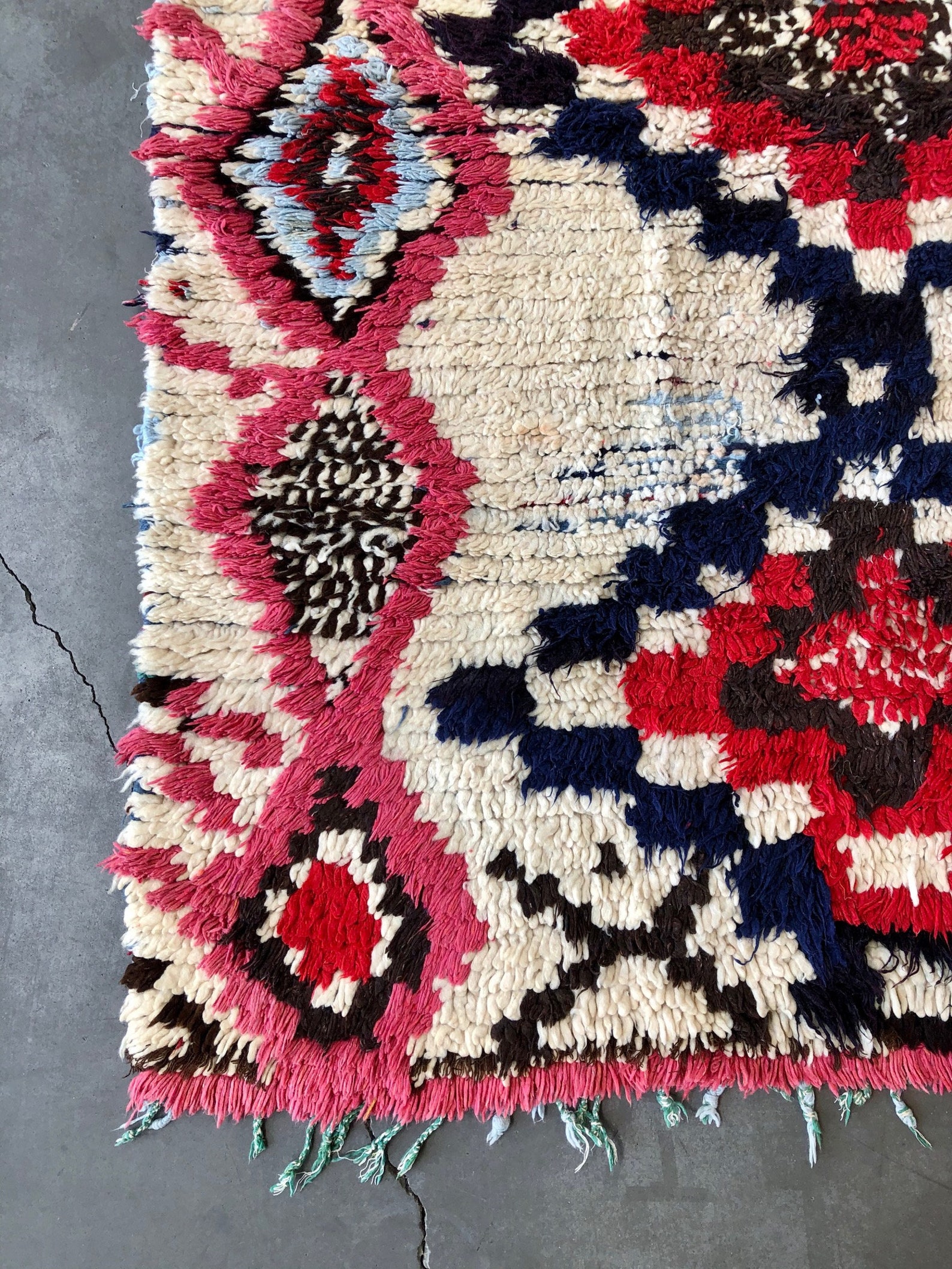 AZILAL MOROCCAN RUG 212 Vintage Handmade Carpet on Sale Etsy