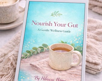Guía para la salud intestinal (imprimible) / Nutrición holística y bienestar (descarga digital)