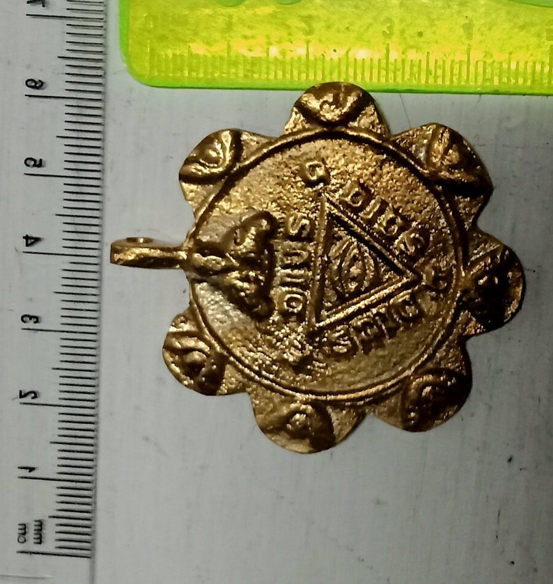Seven Archangel Medallion Vintage Anting-anting Brass Amulet ...