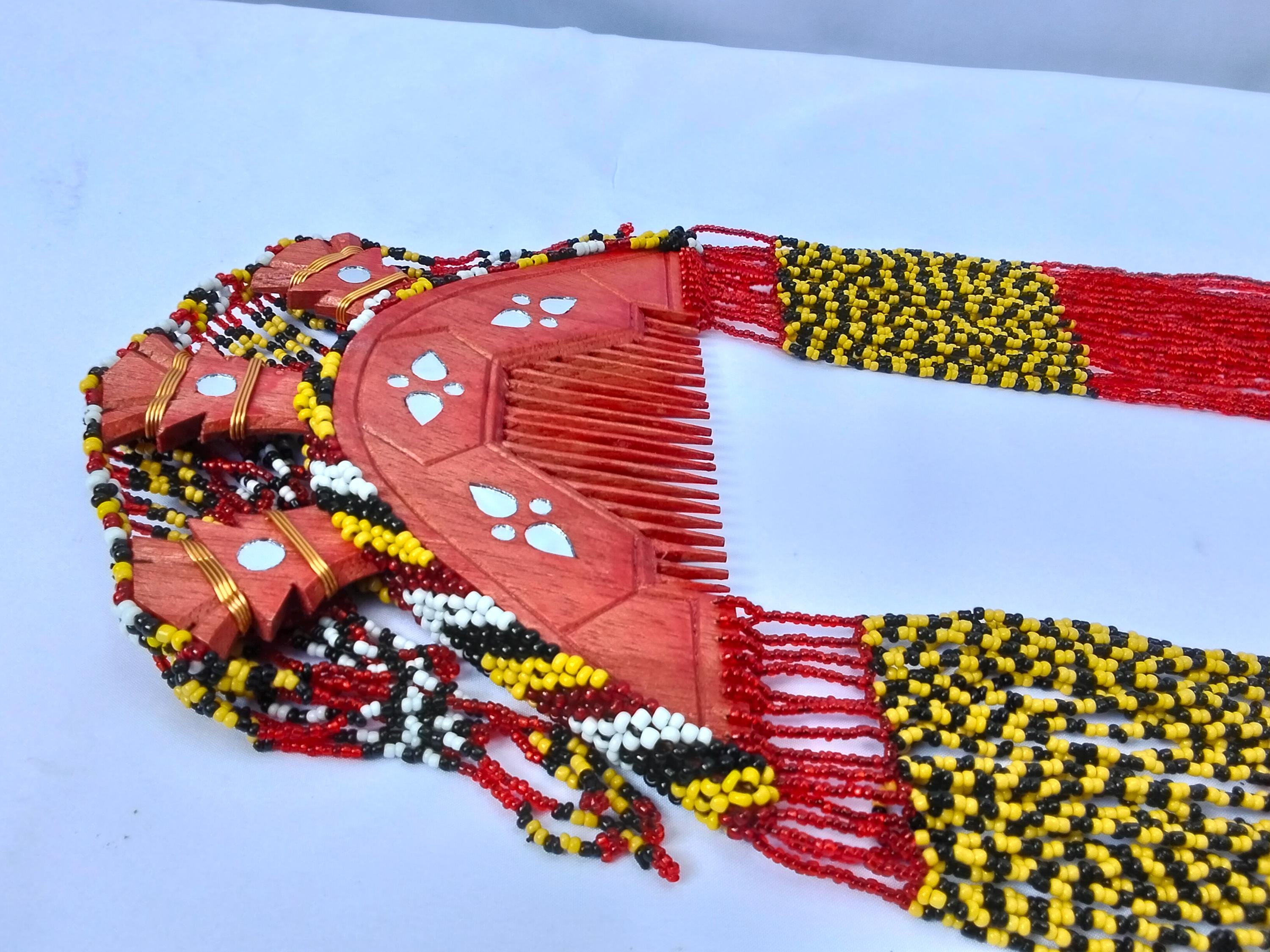 Suwat Tribal Comb Handmade Beads T\'boli Tribe T main image 4